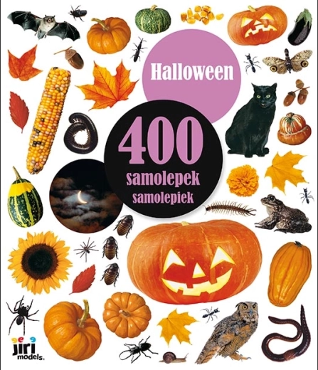 400 samolepek Halloween