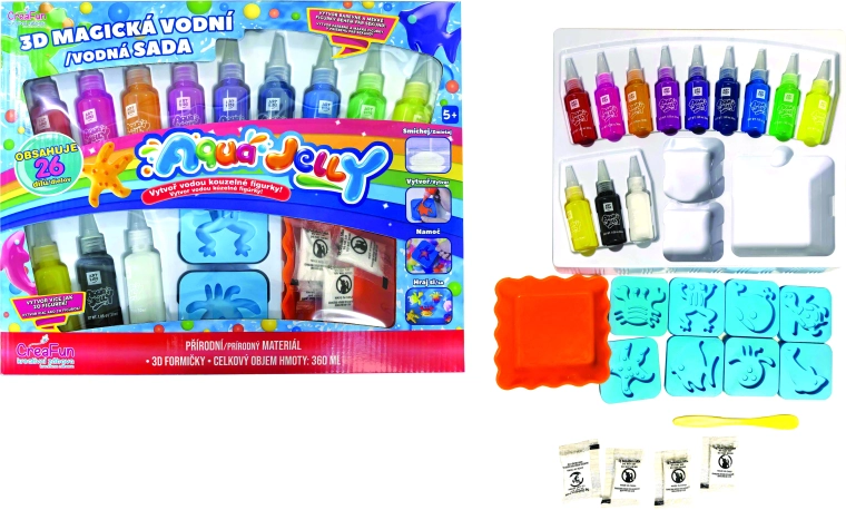 Aqua Jelly 3D kouzelné postavičky – velký kreativní set