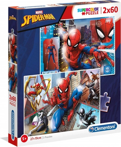 Puzzle 2×60 Super Color Spider-Man