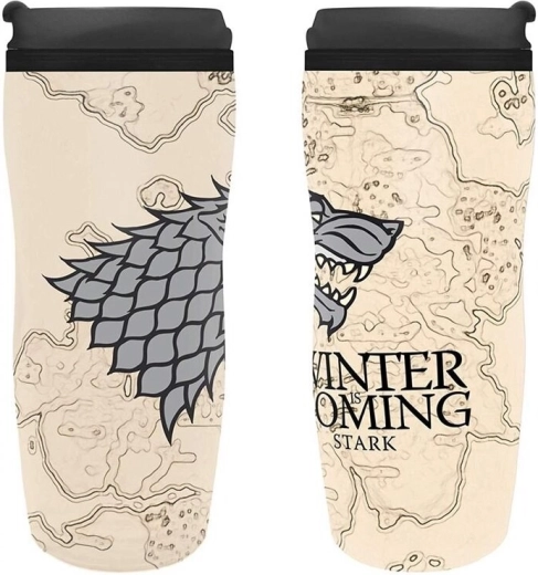Game of Thrones cestovní hrnek „Winter is coming“