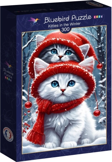Bluebird puzzle kočičky v zimě 300 dílků