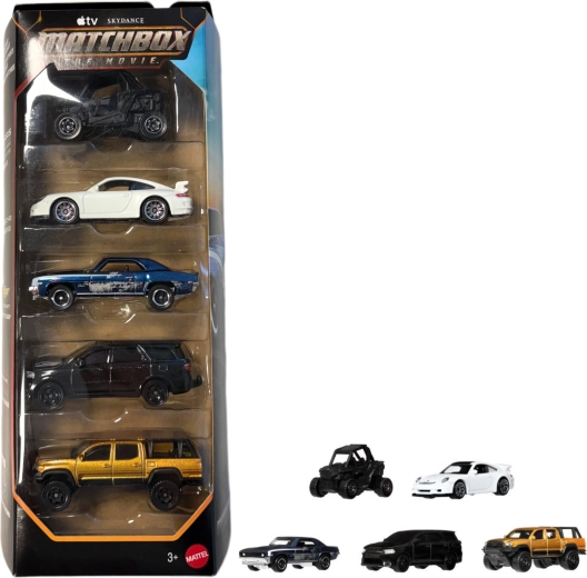Mattel Matchbox The Movie Villain Pursuit sada 5 autíček