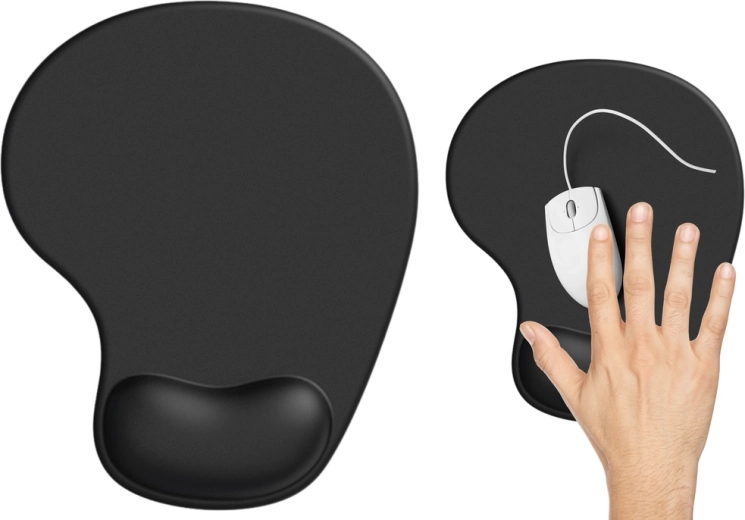 Ergonomická podložka pod myš s opěrkou zápěstí - 1 kus