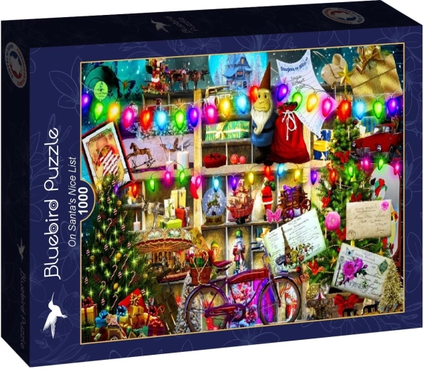 Bluebird puzzle Santův seznam hodných dětí 1000 dílků