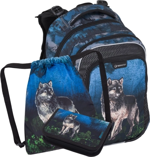 Bagmaster Lumi 24 F školní set pro prvňáčky vlk