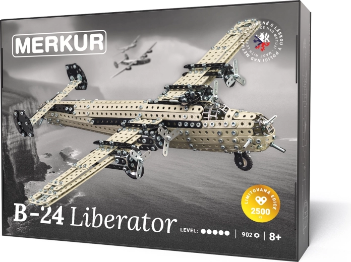 Merkur bombardér B-24 Liberator – limitovaná edice stavebnice (902 dílků)