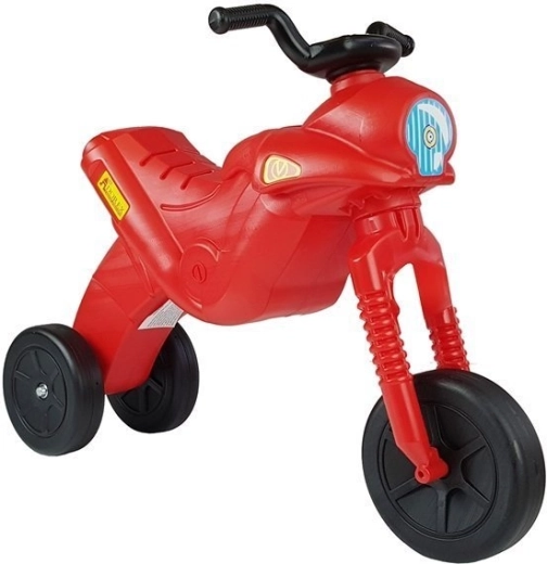 Dětské odrážedlo motorka Enduro, tříkolové, červené
