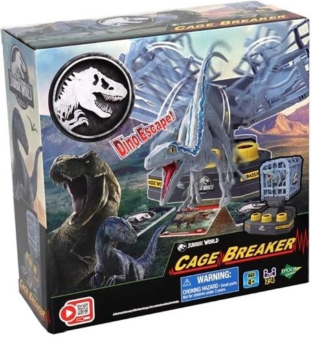 Epoch Jurassic World Cage breaker – interaktivní hra s dinosaurem