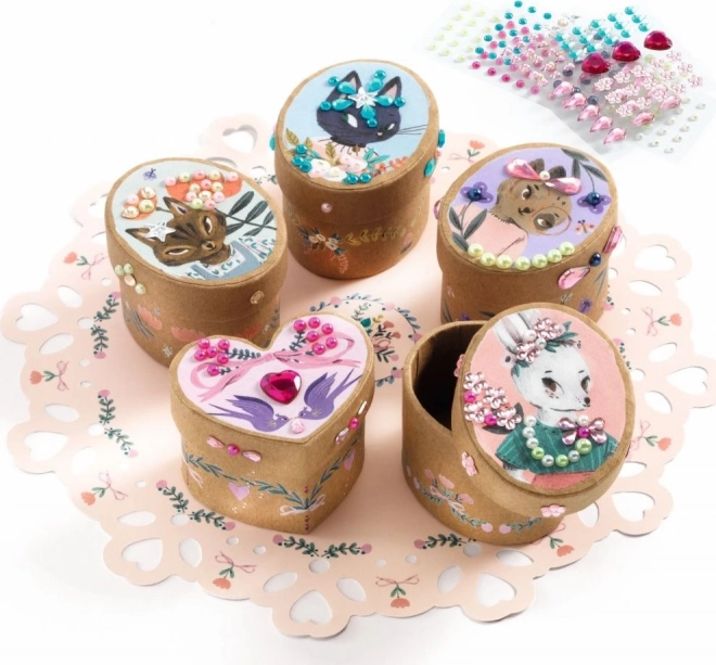 Djeco Kreativní sada Krabičky k dozdobení