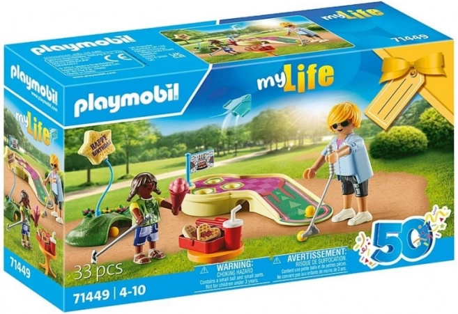 Dárková sada PLAYMOBIL MYLIFE minigolf