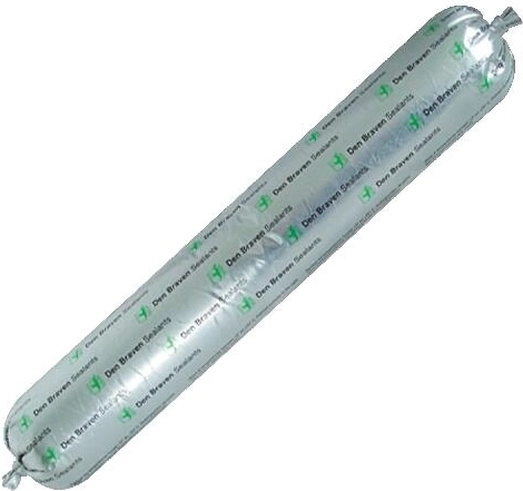 Stavební butylenový tmel 600 ml šedý DEN BRAVEN