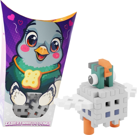 Stavebnice Mini Waffle Pocket Pets – holub