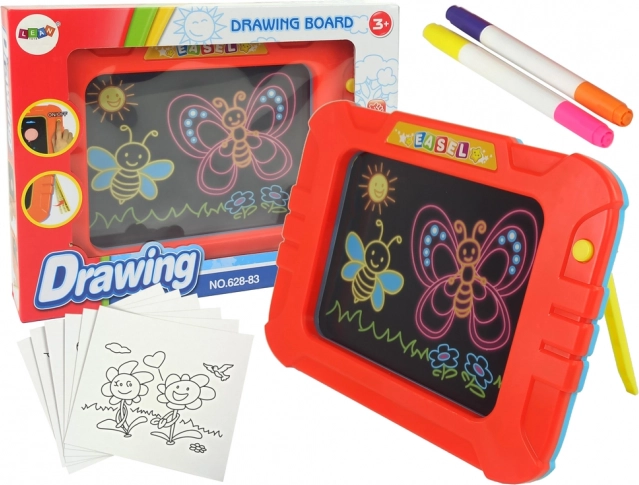 Kouzelná podsvícená tabule s šablonami a fixy