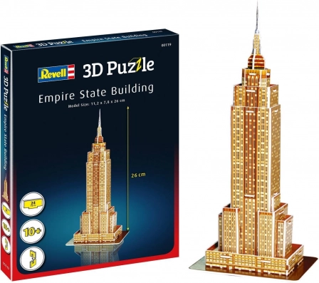 Revell 3D puzzle Empire State Building – papírový model 26 cm