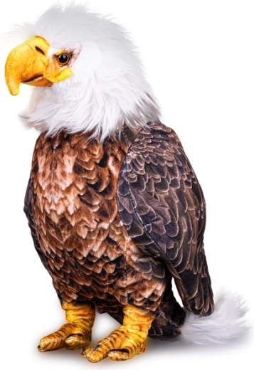 Plyšový orel bělohlavý 30 cm