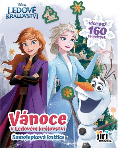 Samolepková knížka Vánoce v Ledovém království