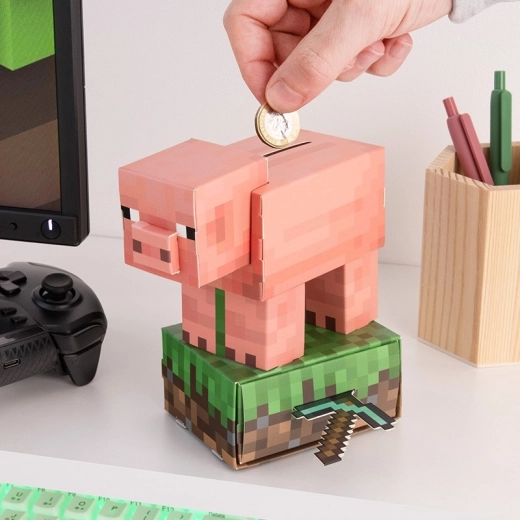 Minecraft kreativní sada kasička prasátko