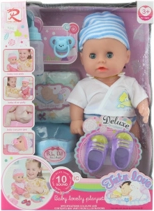 Miminko se zvuky a čůráním s doplňky 30 cm