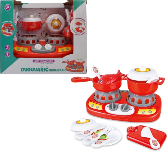 Moje domácnost – plynový dvouvařič se světly a zvuky