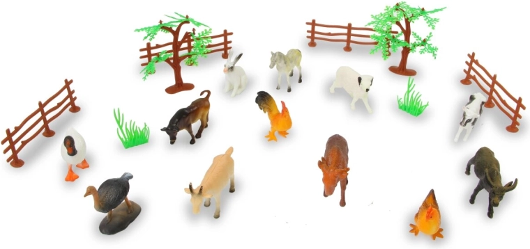 Jamara farm animals – sada farmářských zvířat 20 dílů