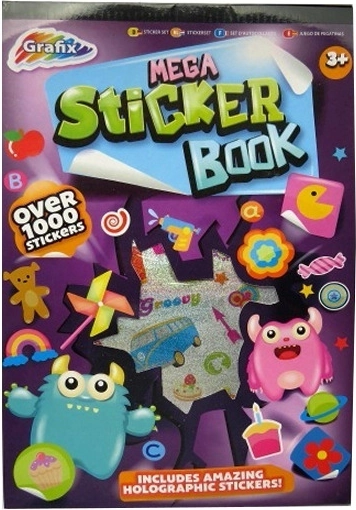 Mega kniha samolepek pro děti