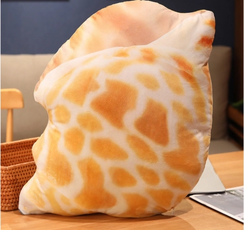 Plyšový polštář mušle 50 x 40 cm