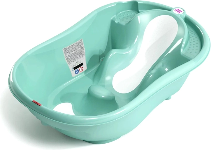 OK Baby rostoucí protiskluzová vanička Onda Evolution 0–12 měsíců, sky blue