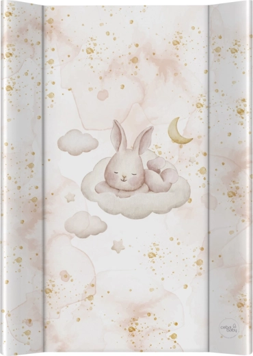 Ceba Baby přebalovací podložka 2hranná s pevnou deskou 50 × 70 Ultra Light Sleepy Bunny