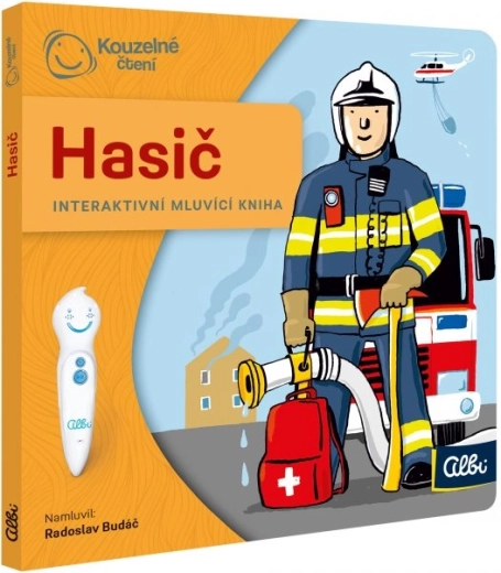 Minikniha povolání: hasič – zvuková interaktivní kniha