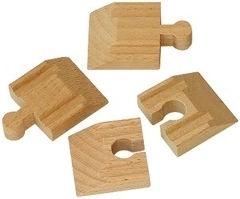 Babu vláčky – rampa ke kolejím 4 cm, 4 ks