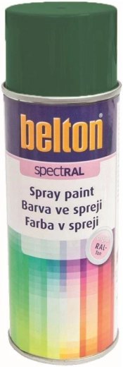 Sprejová barva BELTON RAL 6005 zelená mechová 400 ml