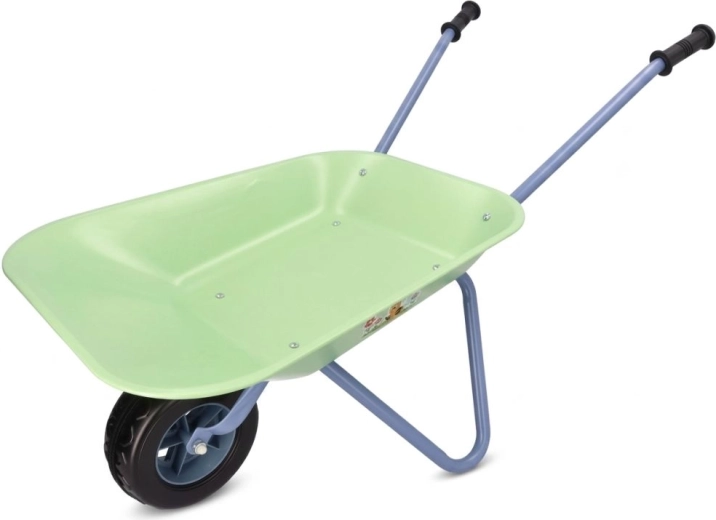 Adam Toys dětské kovové kolečko pro malého zahradníka zelené - 1 kus