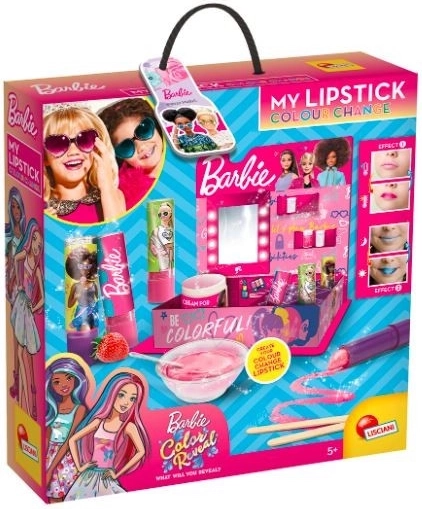 Barbie měnící barvu – sada na výrobu lesků na rty
