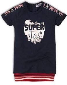 Dirkje dětské šaty sporty superstar navy
