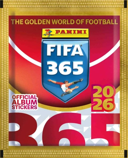 Panini FIFA 365 2025/2026 sběratelské fotbalové samolepky – balíček 5 samolepek