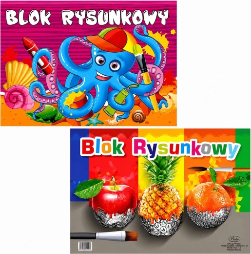Bílý kreslicí blok A3 19 listů 80 g PROTOS