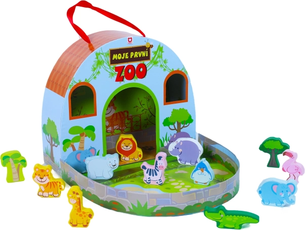 Moje dřevěná zoo v kufříku