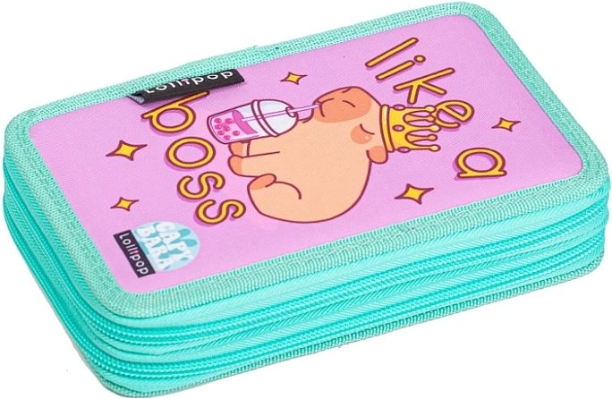 Penál LizzyCard capybara, 2 patra
