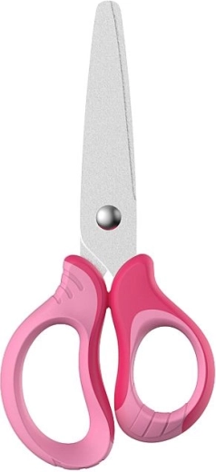 Dětské nůžky KEYROAD Soft 12,5 cm růžové