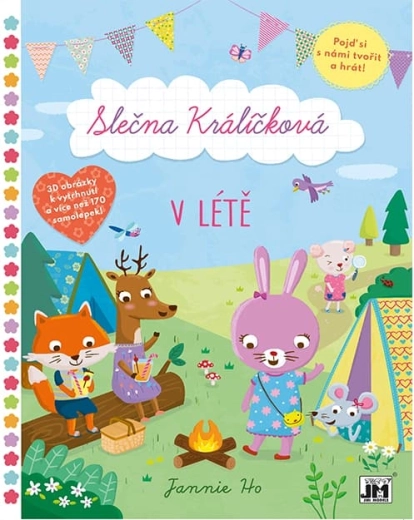 Slečna Králíčková v létě – aktivity, vystřihovánky a samolepky