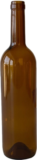 Skleněná láhev na víno 750 ml hnědá nebo zelená