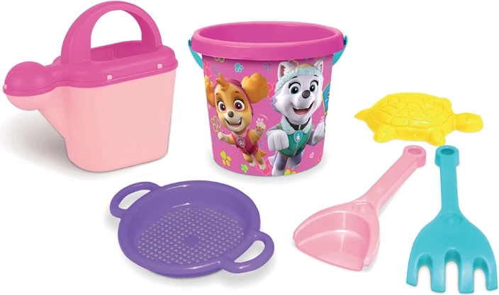 Wader sada na písek 6 dílů Paw Patrol růžová