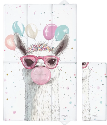 Ceba baby cestovní přebalovací podložka basic crazy lama 80 × 50 cm