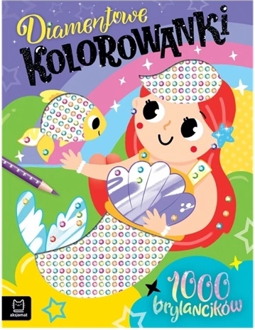 Diamentové omalovánky s mořskou vílou – 1000 samolepicích kamínků