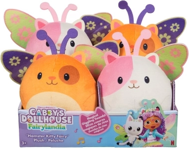 Gábinin kouzelný domek plyšový vílí křečík se zvuky 14 cm - 1 kus