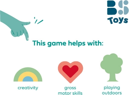 Hry s křídami na chodník – kreativní venkovní sada pro děti