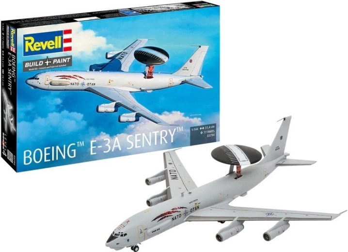 Plastikový model letadla Boeing E-3A Sentry 1:144