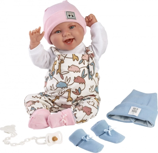 Realistická panenka miminko se zvuky a měkkým tělem