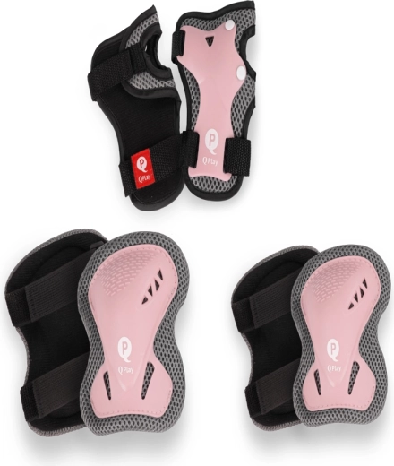 Qplay dětské chrániče coral pink vel. S (3–5 let)