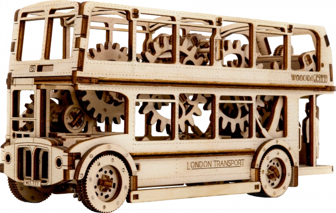 Dřevěné 3D Puzzle – Londýnský Autobus